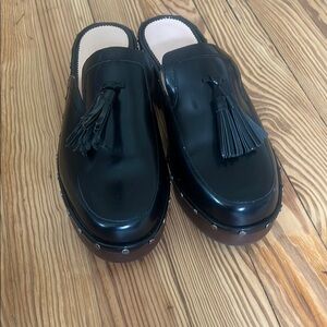 J. Crew Black Tassel Loafers